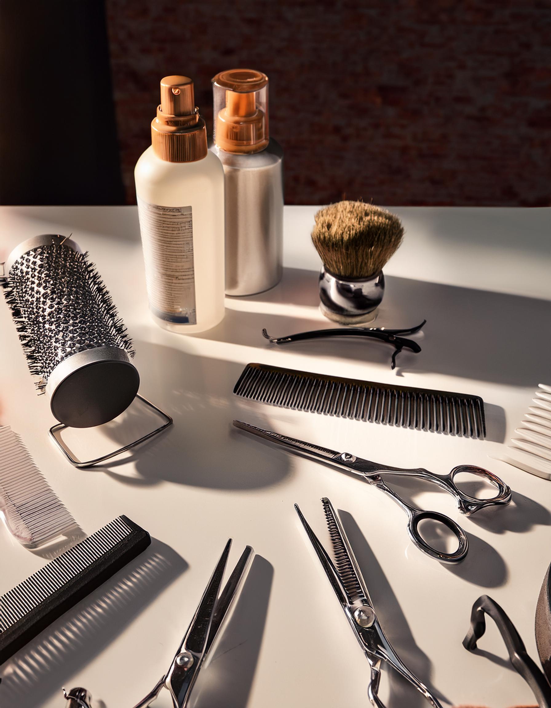 Modernes Frisuren-Styling für verschiedene Haarlängen und -typen.